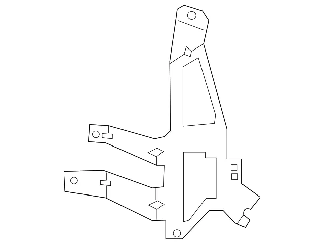 Blind Spot Radar Bracket - Kia (99145-G5000)