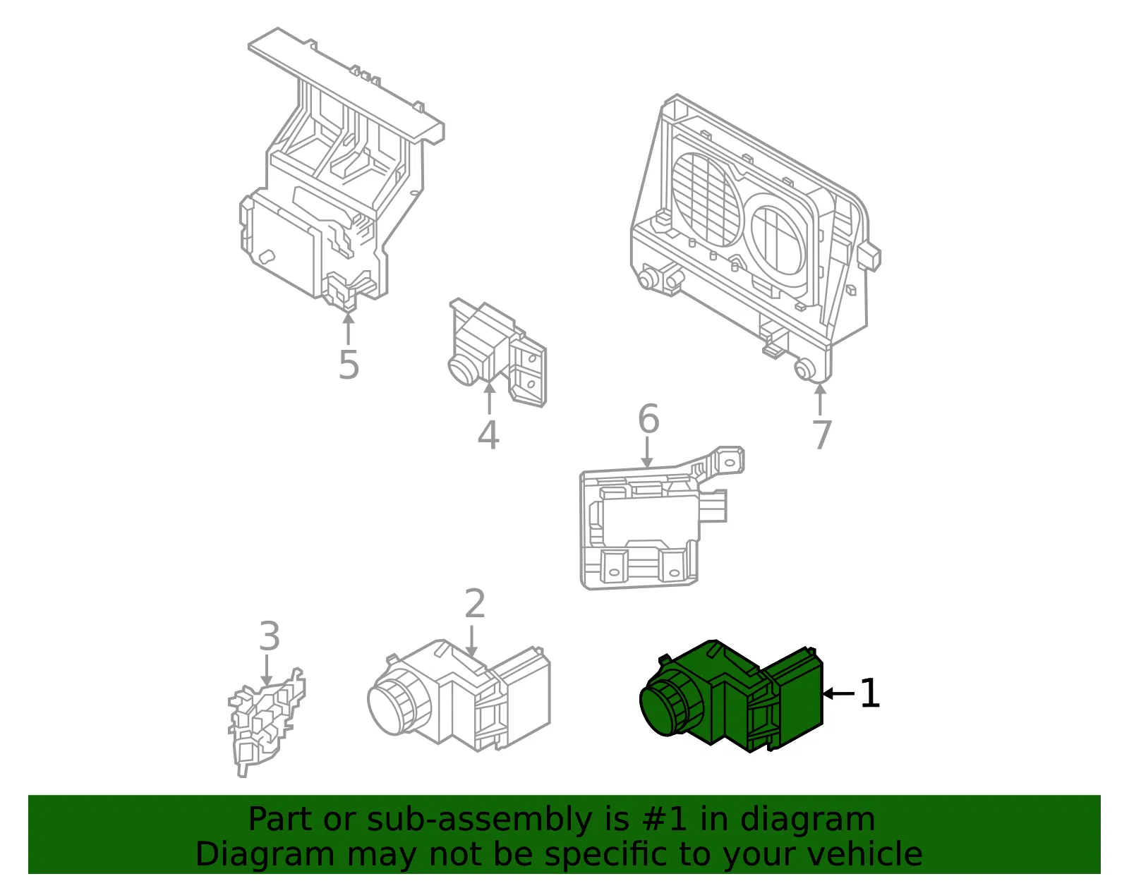 Sensor - Kia (99310-CV600KLM) - view 2