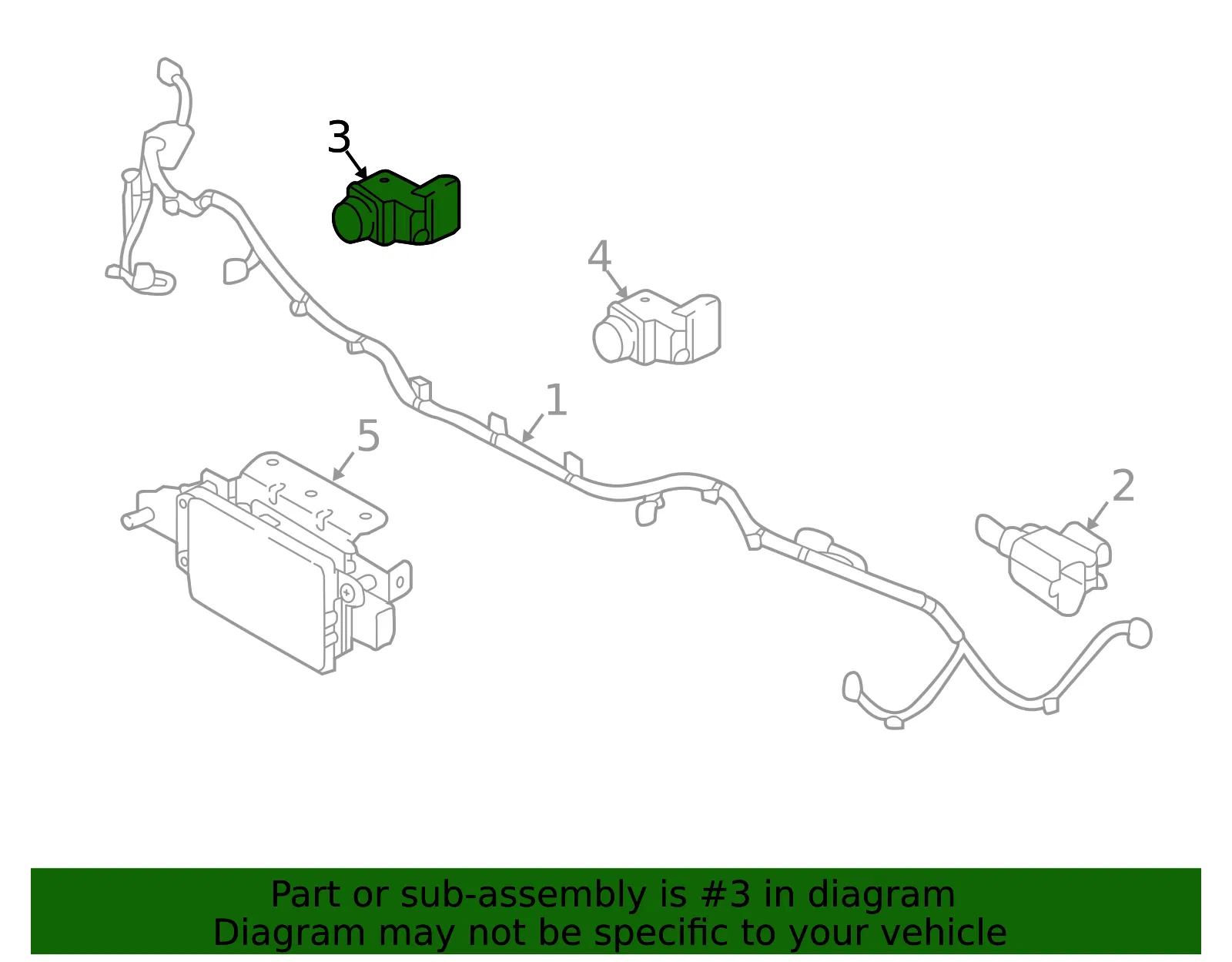 Park Sensor - Kia (99310-D9000BY2) - view 2