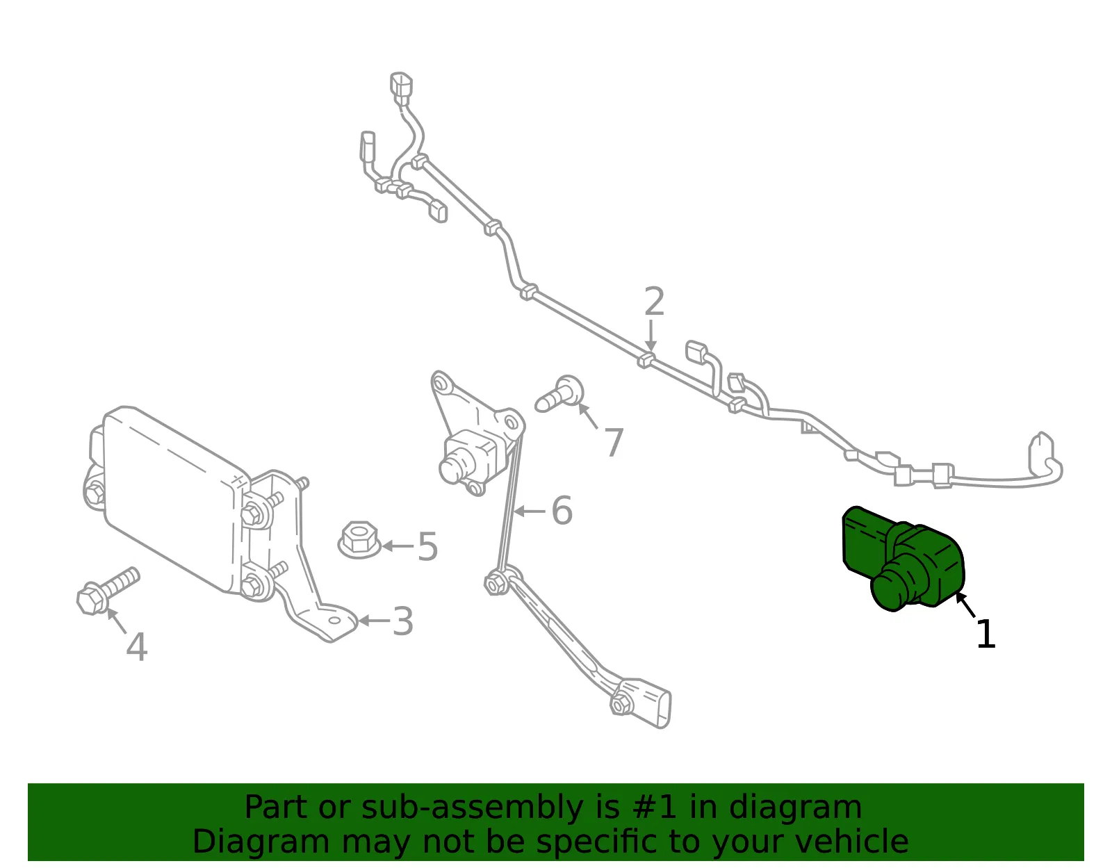Park Sensor - Kia (99310-J5300C4S) - view 2