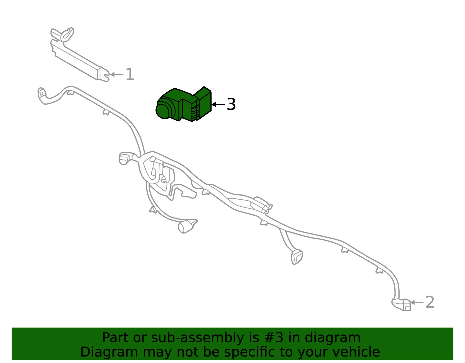 Park Sensor - Kia (99310-J6000ABP) - view 2