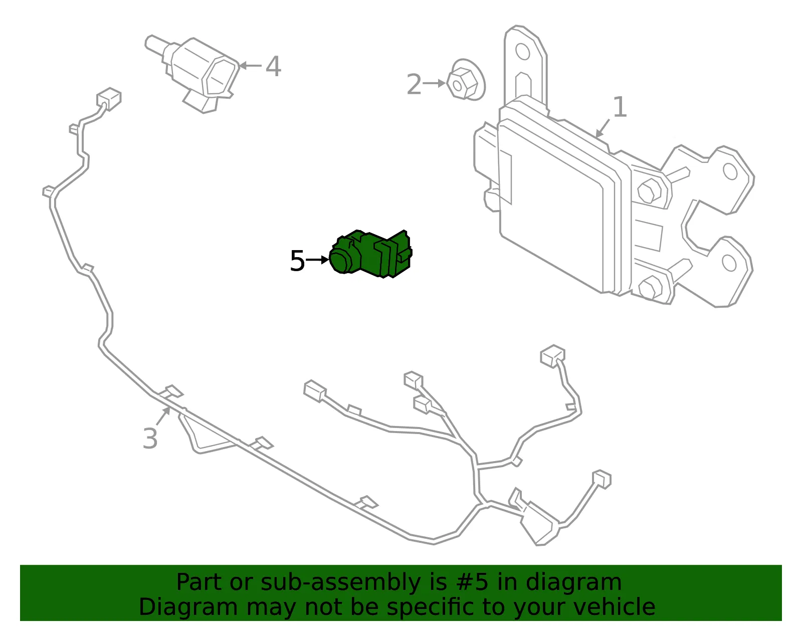 Sensor - Kia (99310-K0050) - view 2