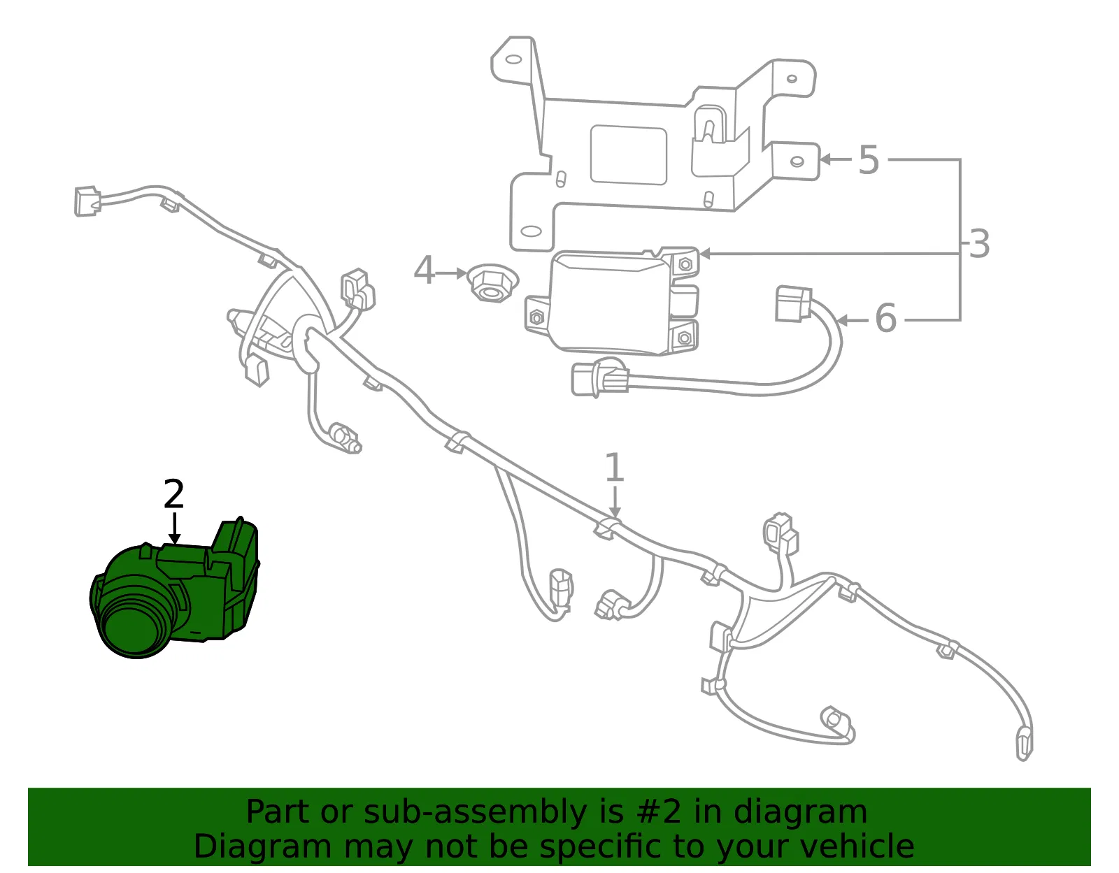Sensor - Kia (99310-K01509H) - view 2