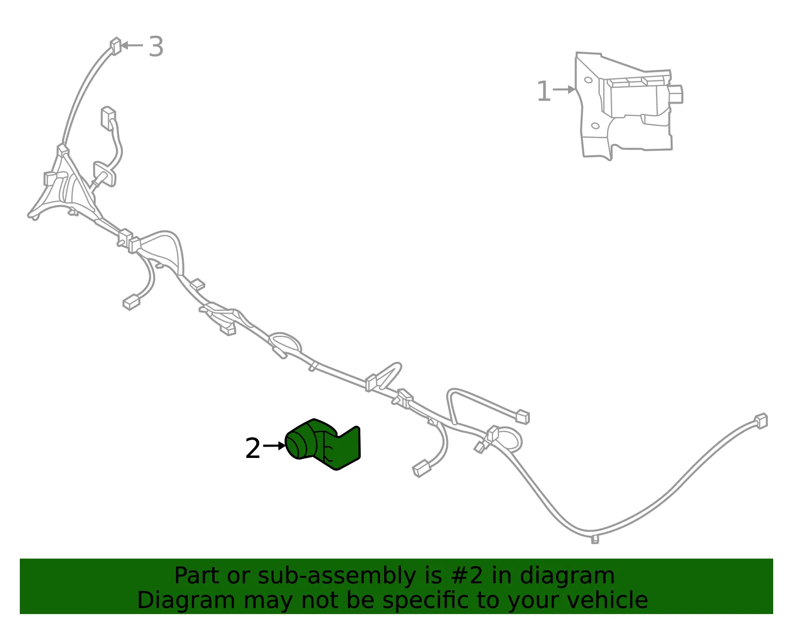Auto Park Sensor - Kia (99310-L1840ERG) - view 2