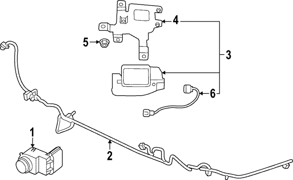 Reverse Sensor - Kia (99310-M6101R4R)