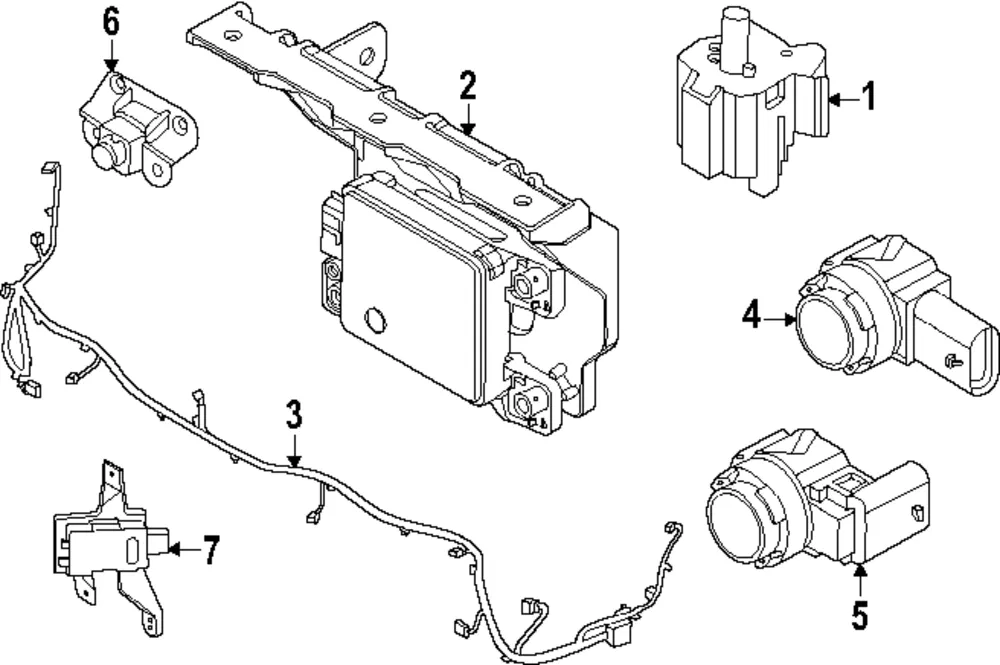 Parking Aid Sensor - Kia (99310-N1200KLG)