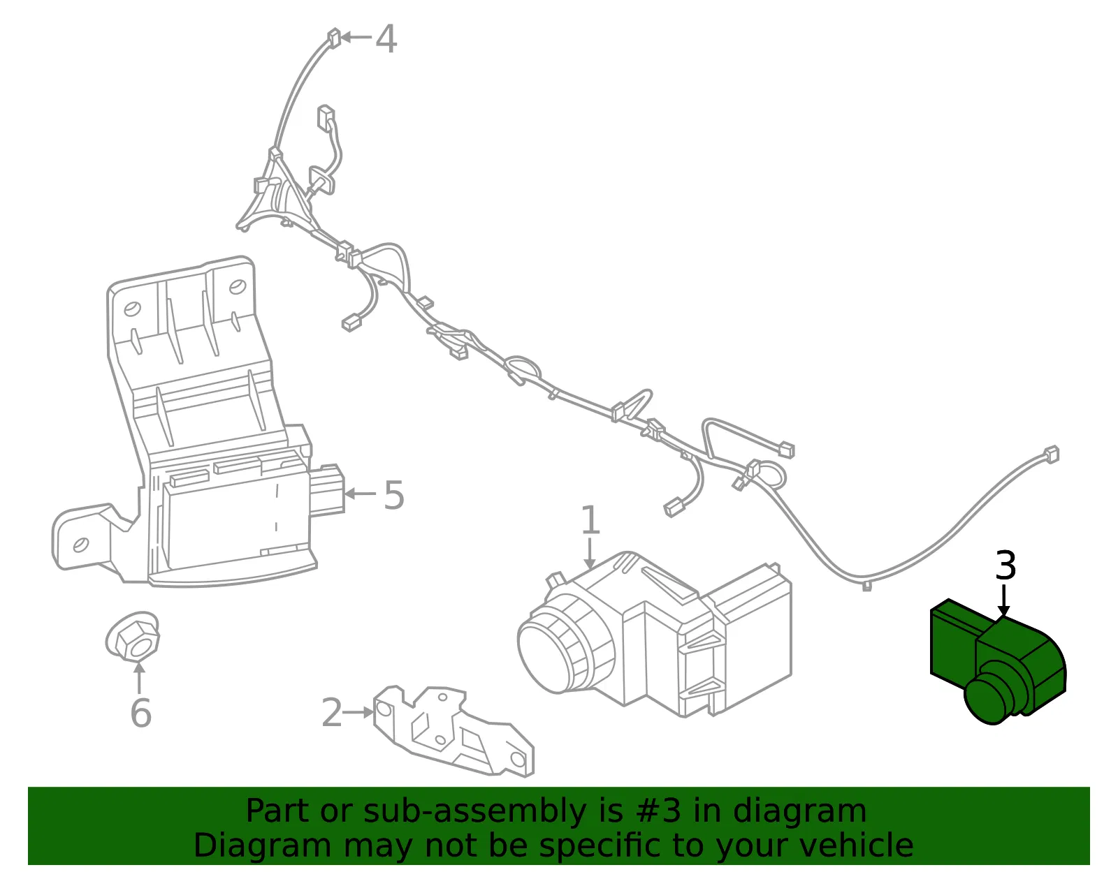 Auto Park Sensor - Kia (99310-P1100EB) - view 2