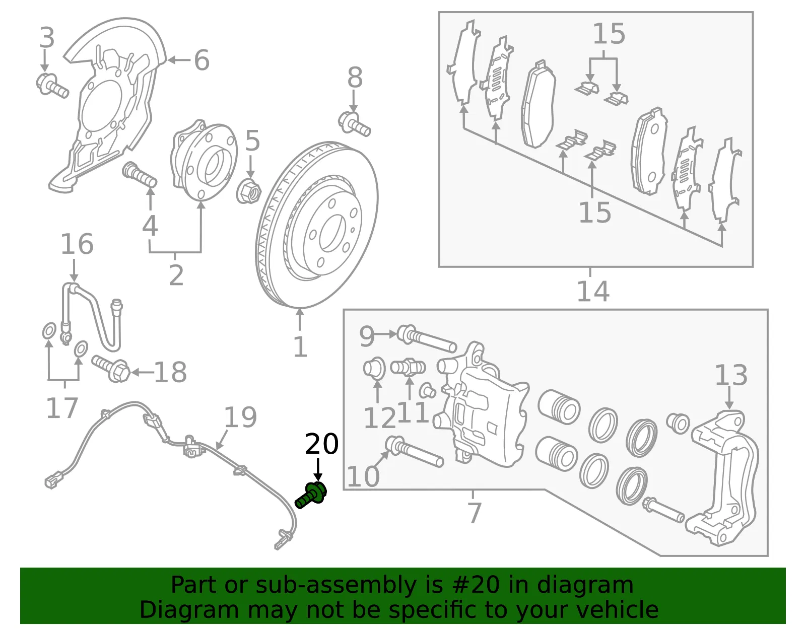 ABS Sensor Bolt - Mazda (9945-00-612) - view 3