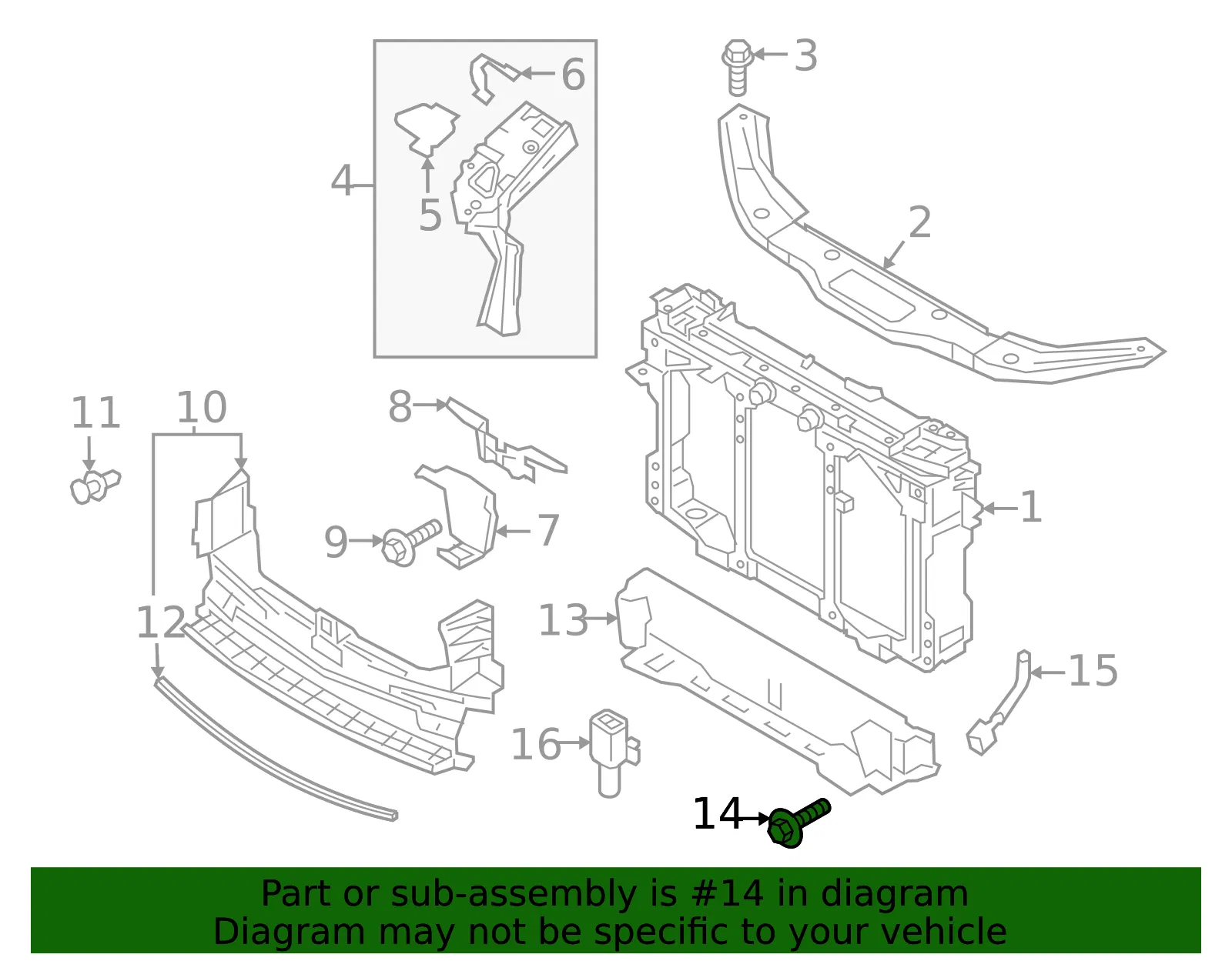 Engine Control Module (ECM) Bolt - Mazda (994630625) - view 2