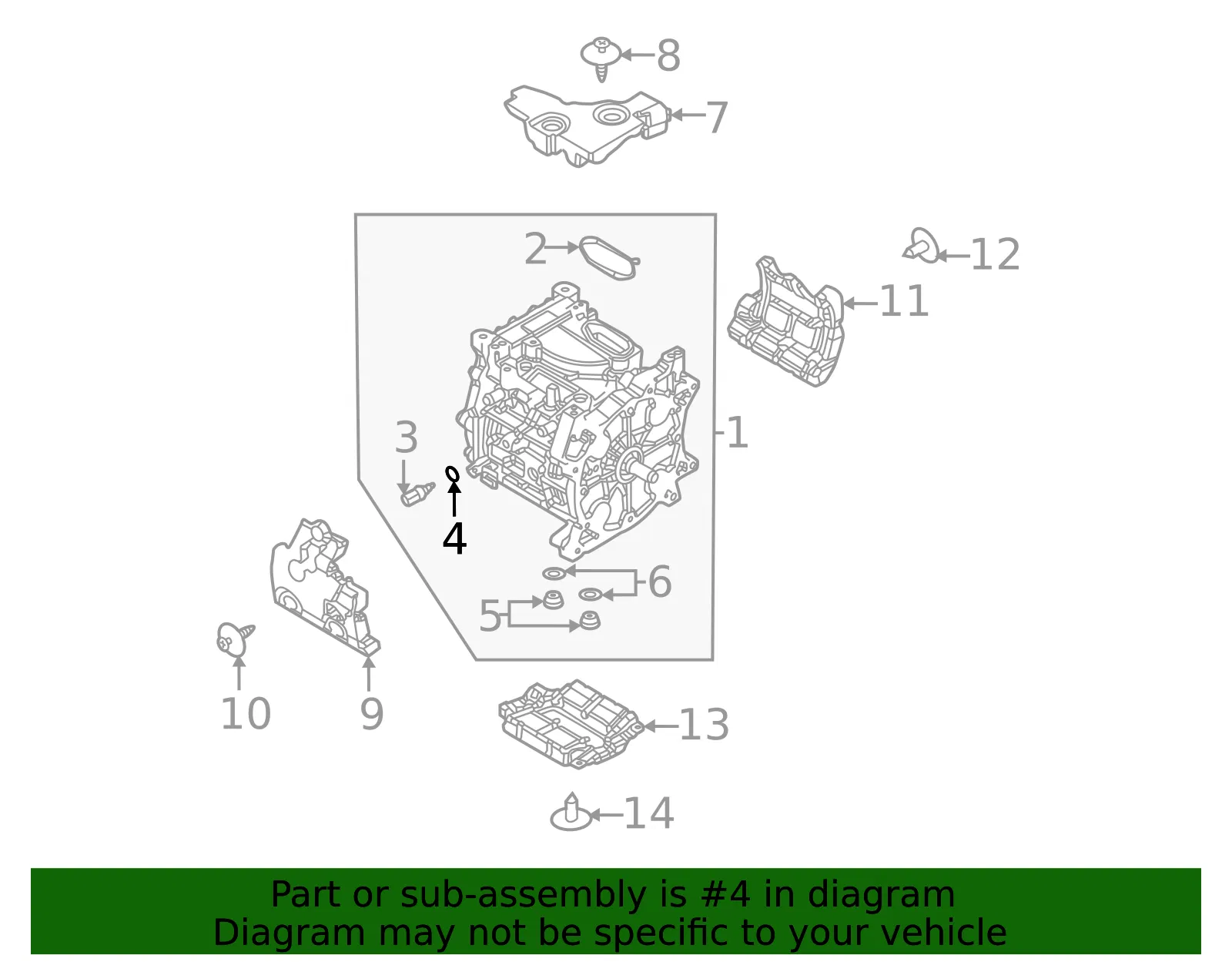 Engine Coolant Temperature Sensor O-Ring - Mazda (9956-41-200) - view 2