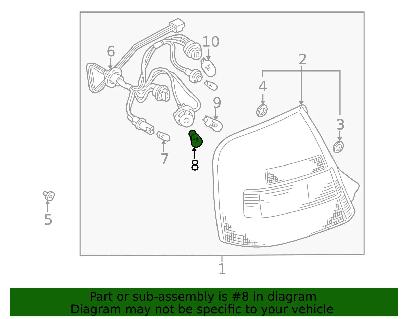 Bulb - Mazda (9970-13-210Y) - view 3