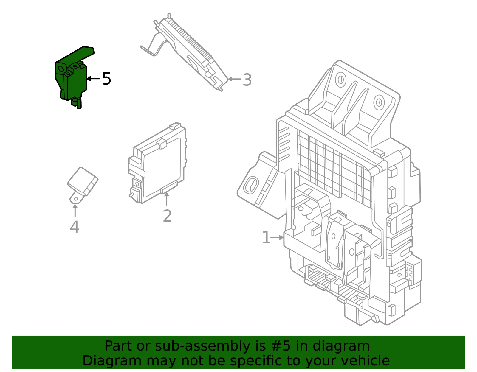 Control Module - Kia (99810-CV000) - view 2