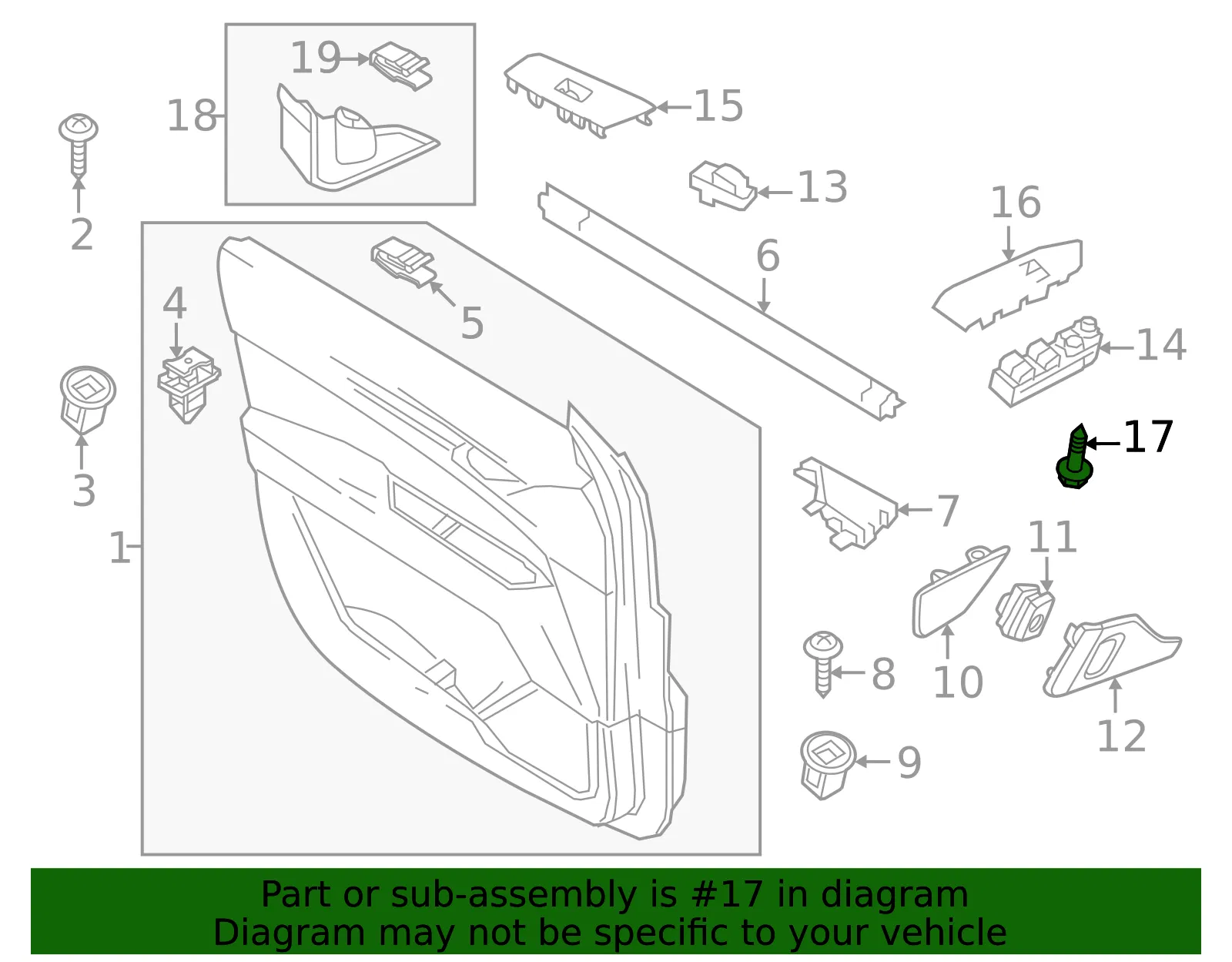 Switch Panel Bolt - Mazda (998740516) - view 2