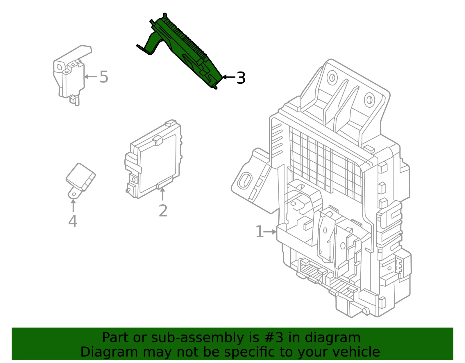 Control Module - Kia (99910-CV070) - view 2