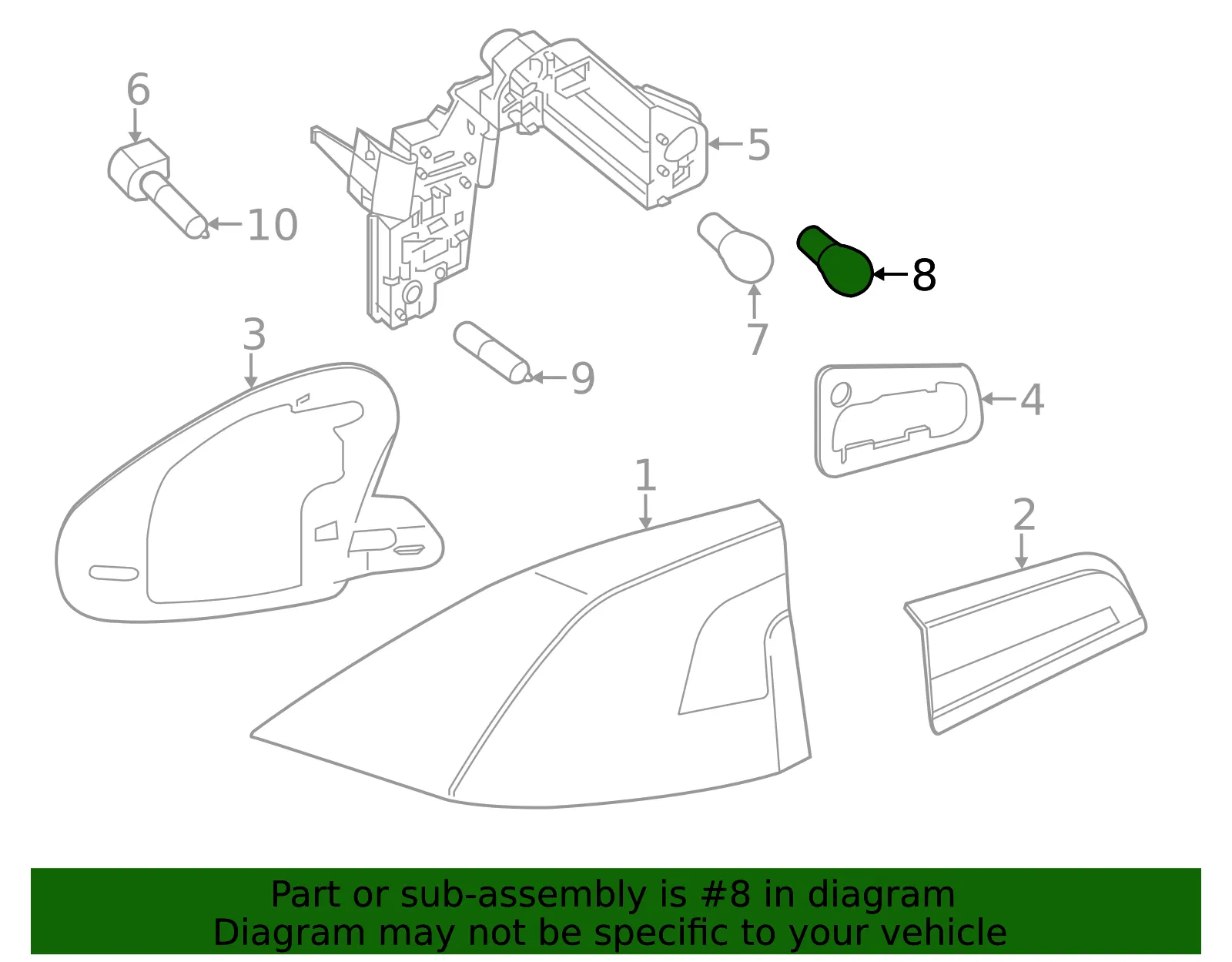 Bulb - Volvo (999554) - view 3