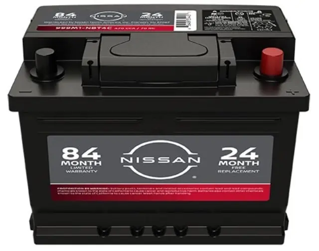 Genuine Nissan Car Battery, Group T4 - Nissan (999M1-NBT4C)