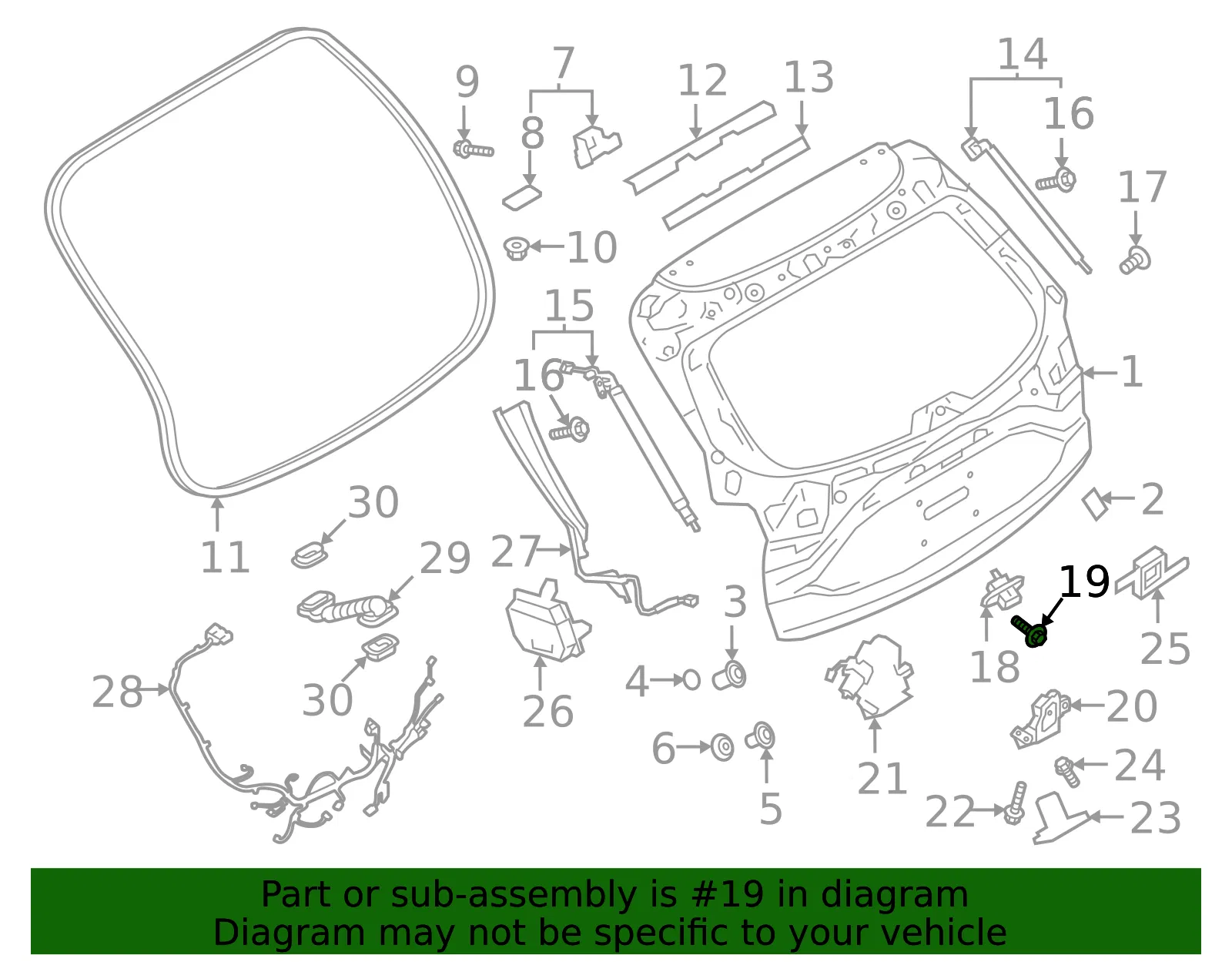 Release Switch Bolt - Mazda (9KK8-00-616B) - view 3