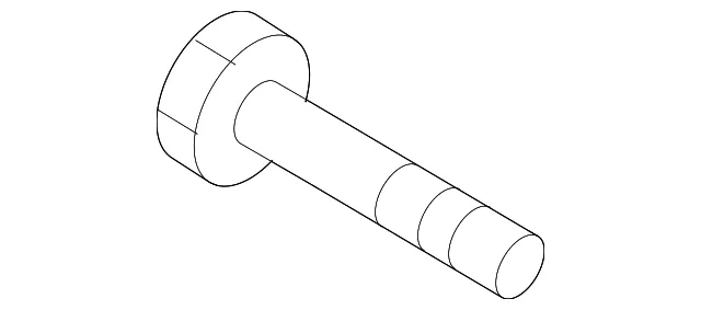 Alternator Air Duct Bolt - Mazda (9xf002129l)