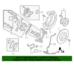 ABS Sensor Bolt - Mazda (9ya420615a) - view 4