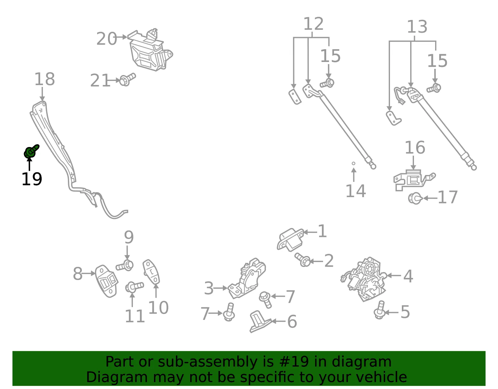 Sensor Screw - Mazda (9yah50601) - view 2