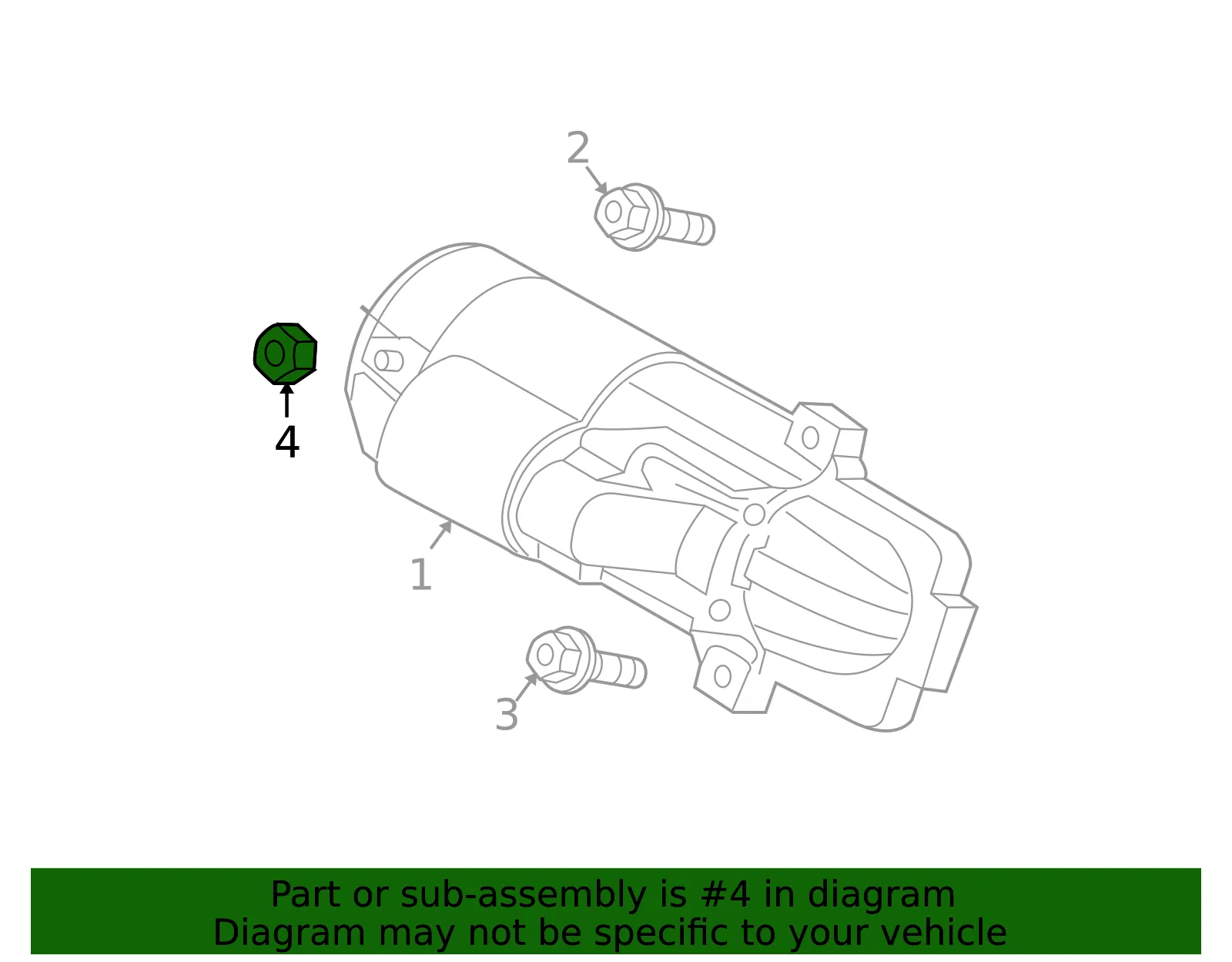 Starter Nut - Mazda (9yb120801) - view 2