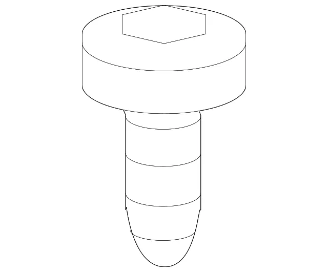 Mass Air Flow Sensor Bolt - Mazda (9yr750401)