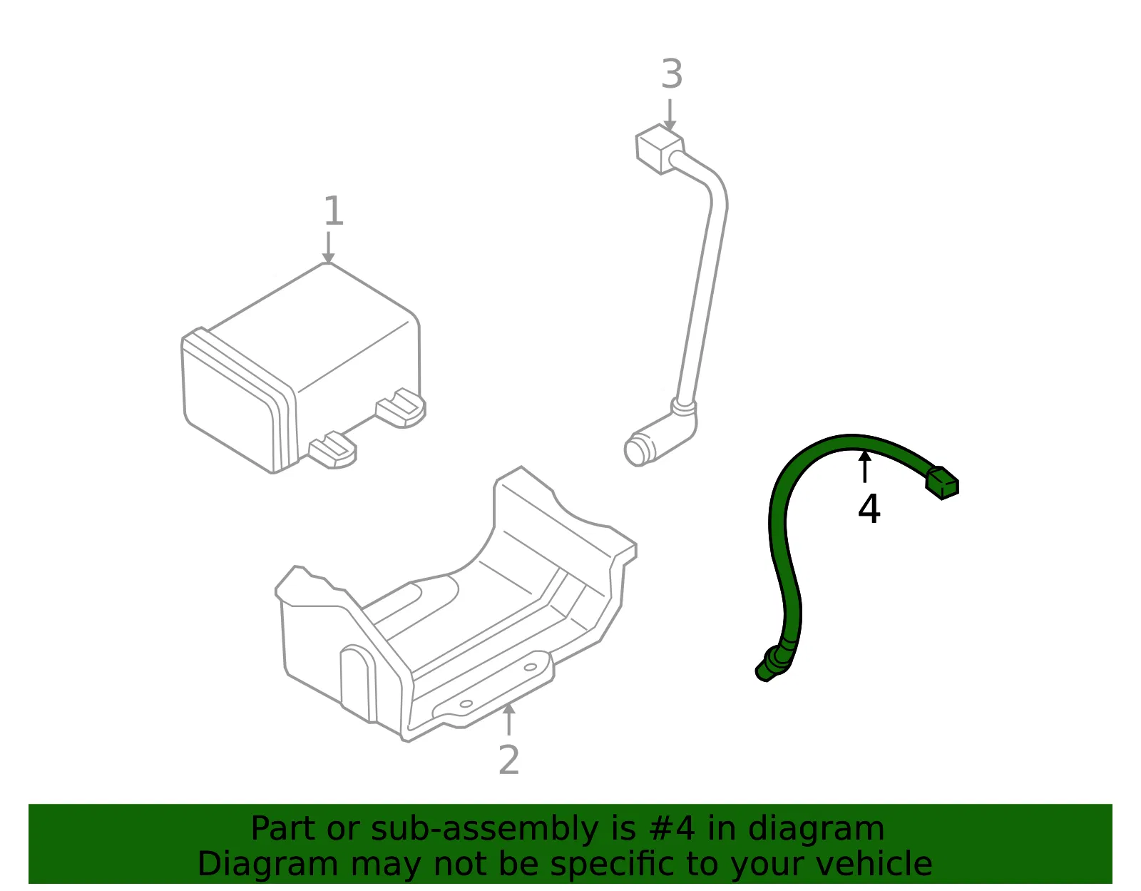 Oxygen Sensor - Mazda (AJ51-18-861) - view 2