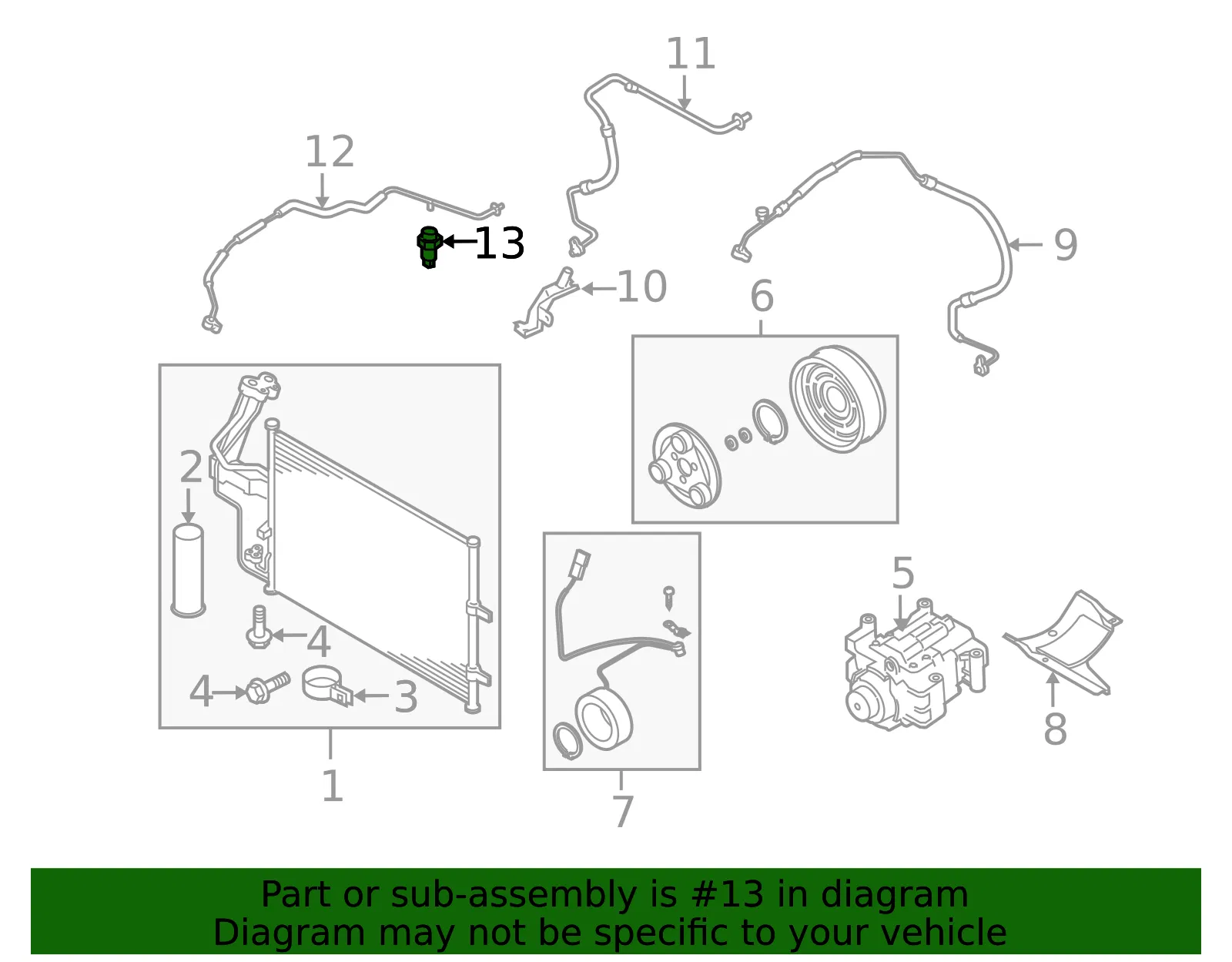 Pressure Switch - Mazda (B01A-61-503) - view 3
