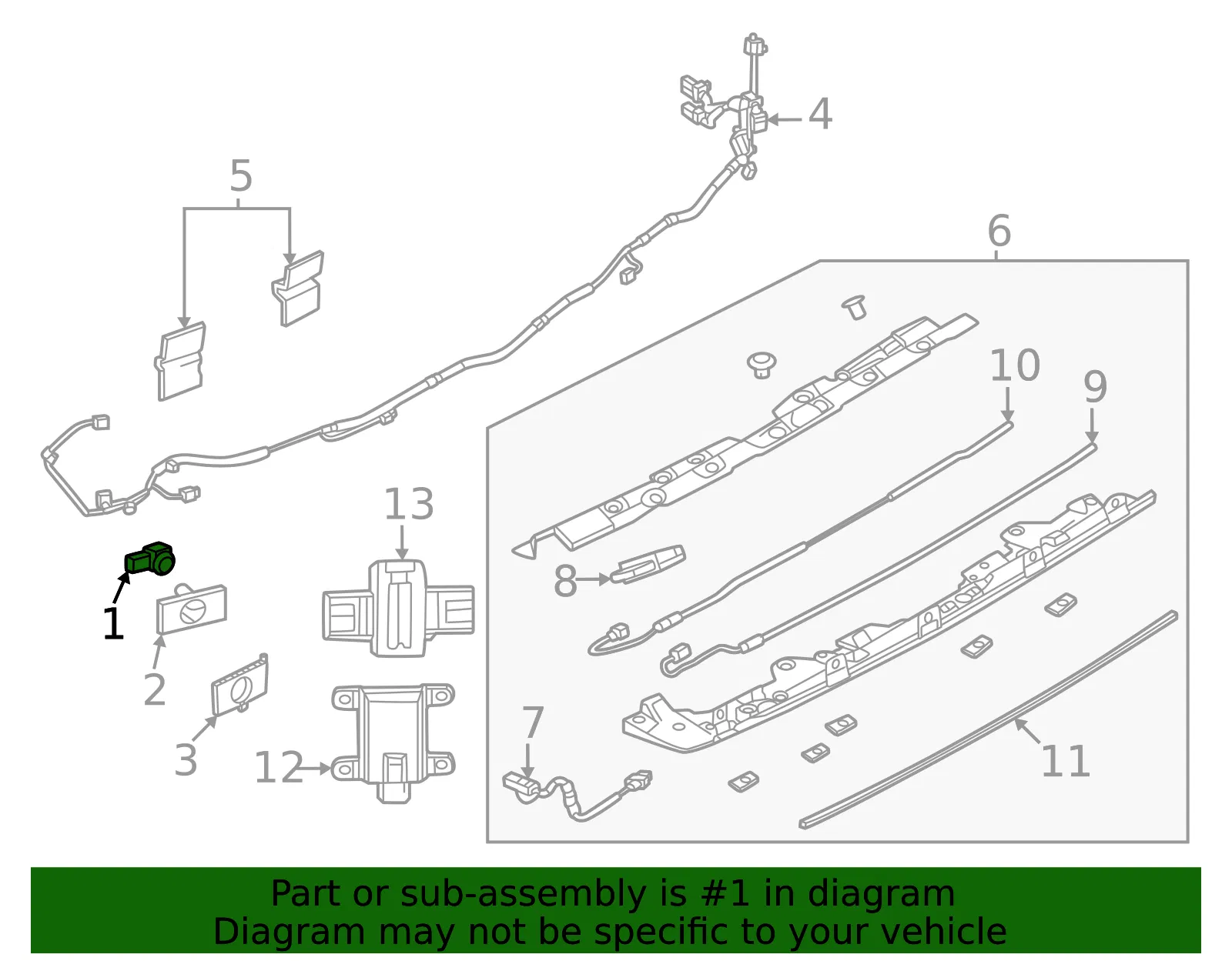 Sensor - Mazda (B0J8-67-UC1-K6) - view 2