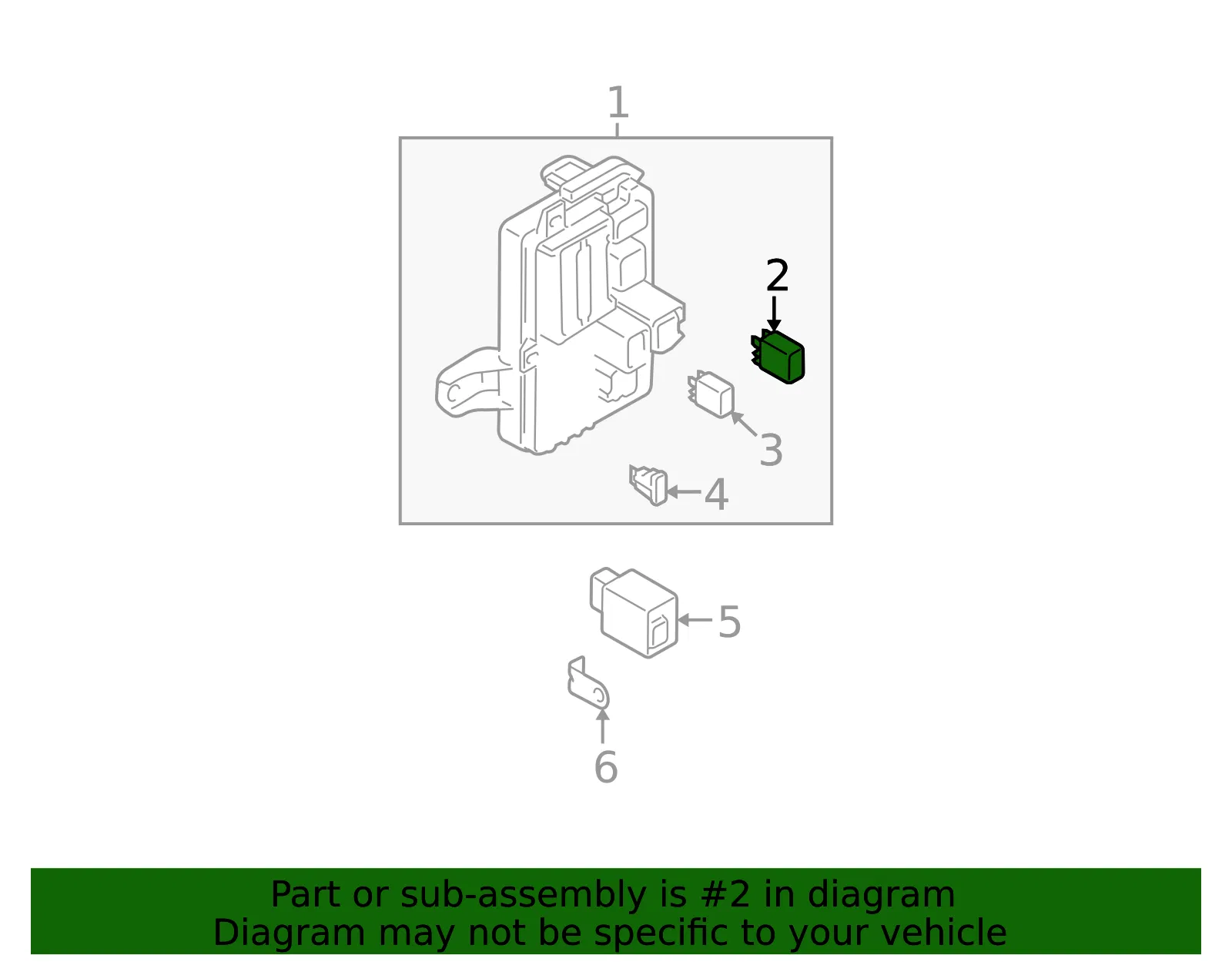 Relay - Mazda (B115-67-730) - view 3