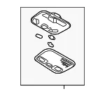 Lamp Interior & Map - MAZDA (B30E51310A03) - view 3