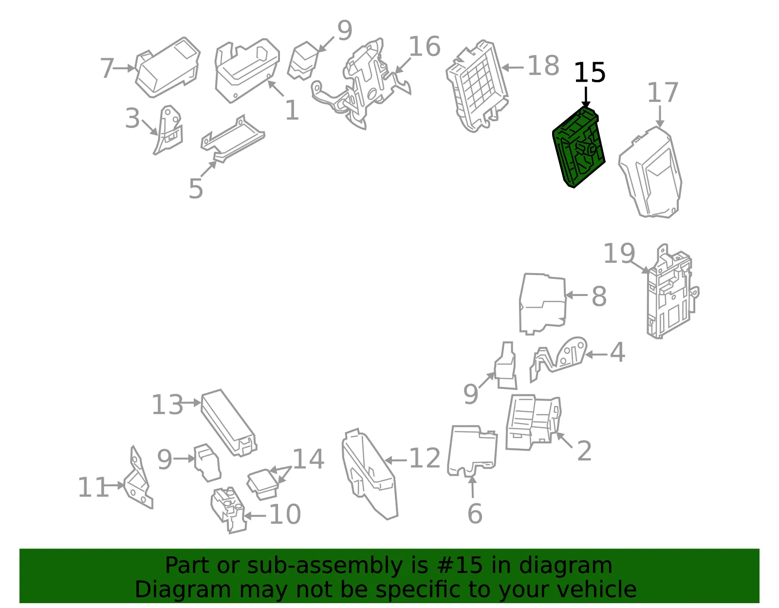 Engine Control Module (ECM) - Nissan (B3710-1A36C) - view 2