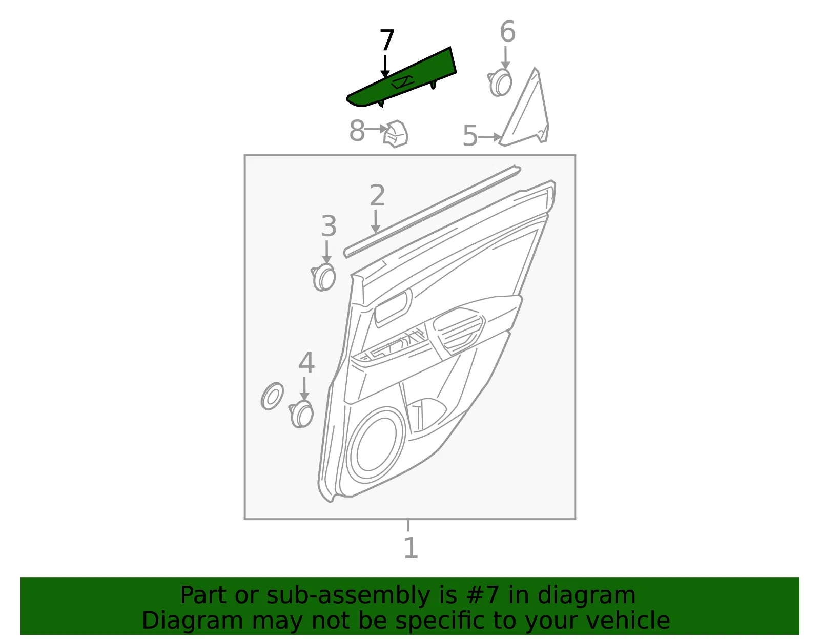 Panel R Switch - MAZDA (B37F685L1) - view 2