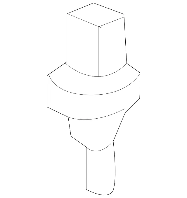 Engine Coolant Temperature Sensor - Mazda (B593-18-840A) - view 2