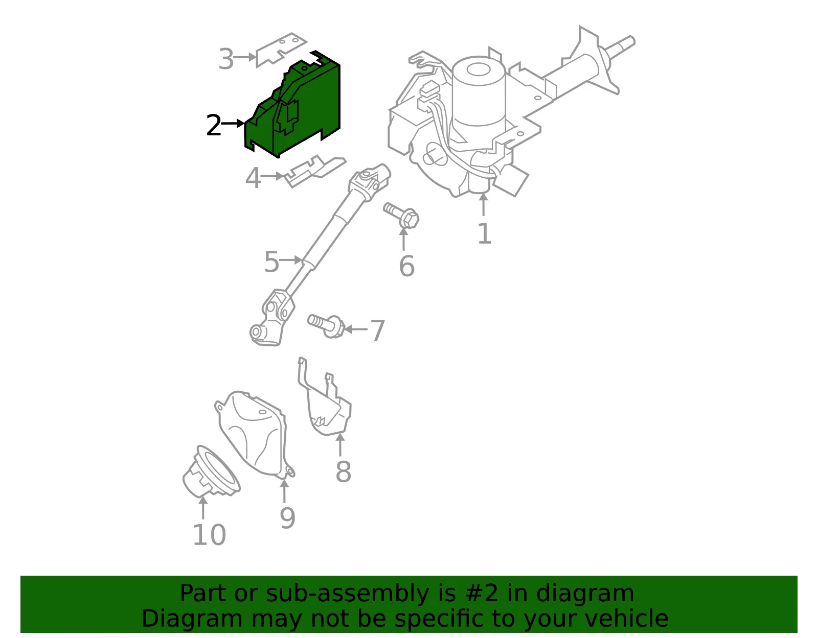Control Module - Nissan (B8E00-JM00C) - view 2