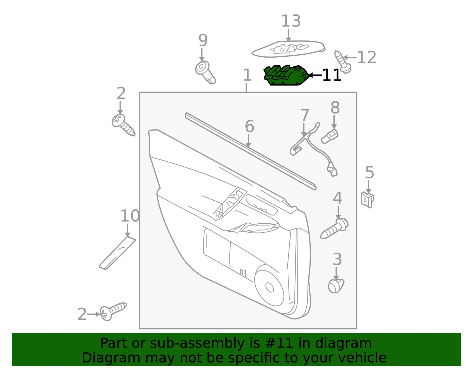 Window Switch - Driver's Side (LH) - Mazda (BBM2-66-350B) - view 3
