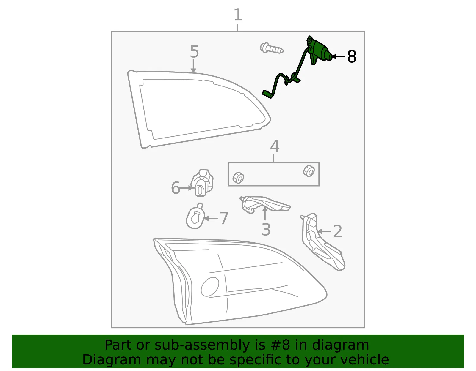 Switch - Passenger Side (RH) - Mazda (BBM2-67-6S0A) - view 2