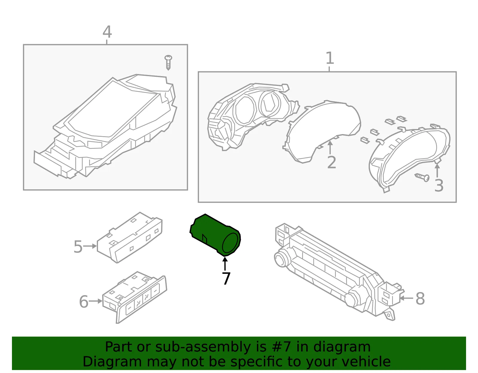Ignition Switch - Mazda (BDGG-66-3S0A) - view 3