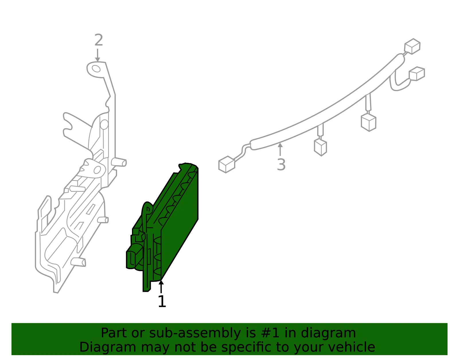 Object Sensor - Driver's Side (LH) - Mazda (BFD1-67-Y40) - view 3