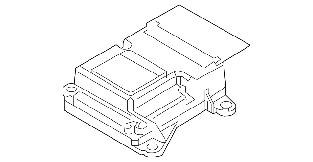 Air Bag Control Module - Mazda (BFD2-57-K30) - view 2