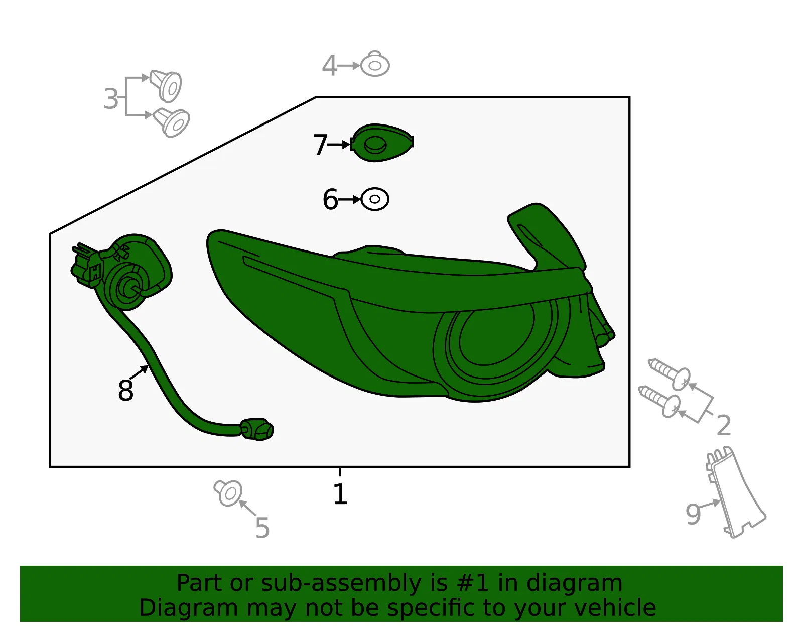Tail Light Assembly - Mazda (BGEC-51-150C) - view 2