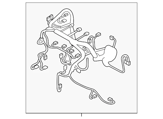 Engine Wiring Harness - Mazda (BHAG-67-020B)