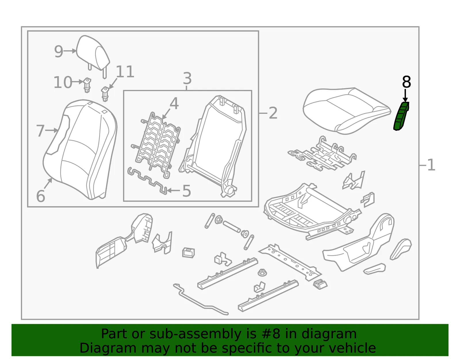 Side Impact Inflator Module - Mazda (BHCD-57-KB0) - view 2