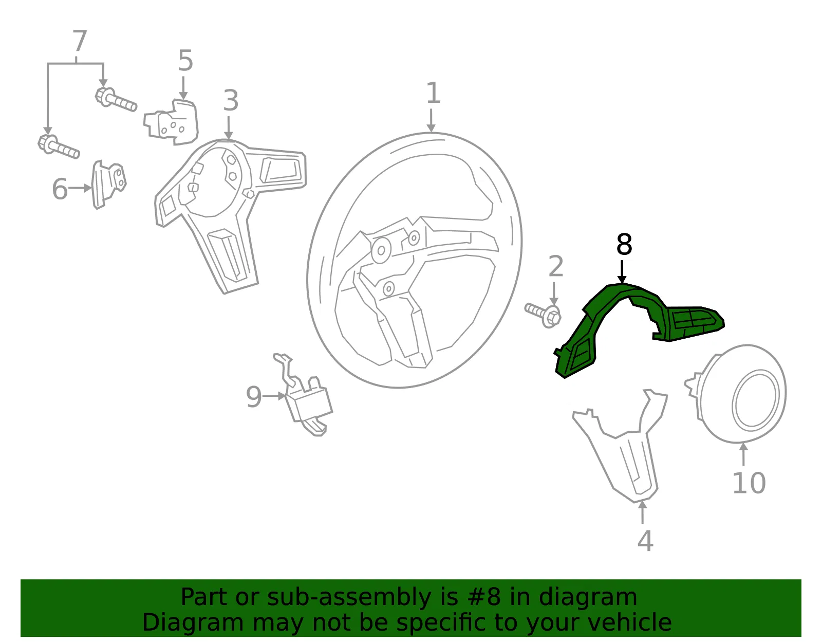 Switch Assembly - Mazda (BHPD-66-4M0) - view 2