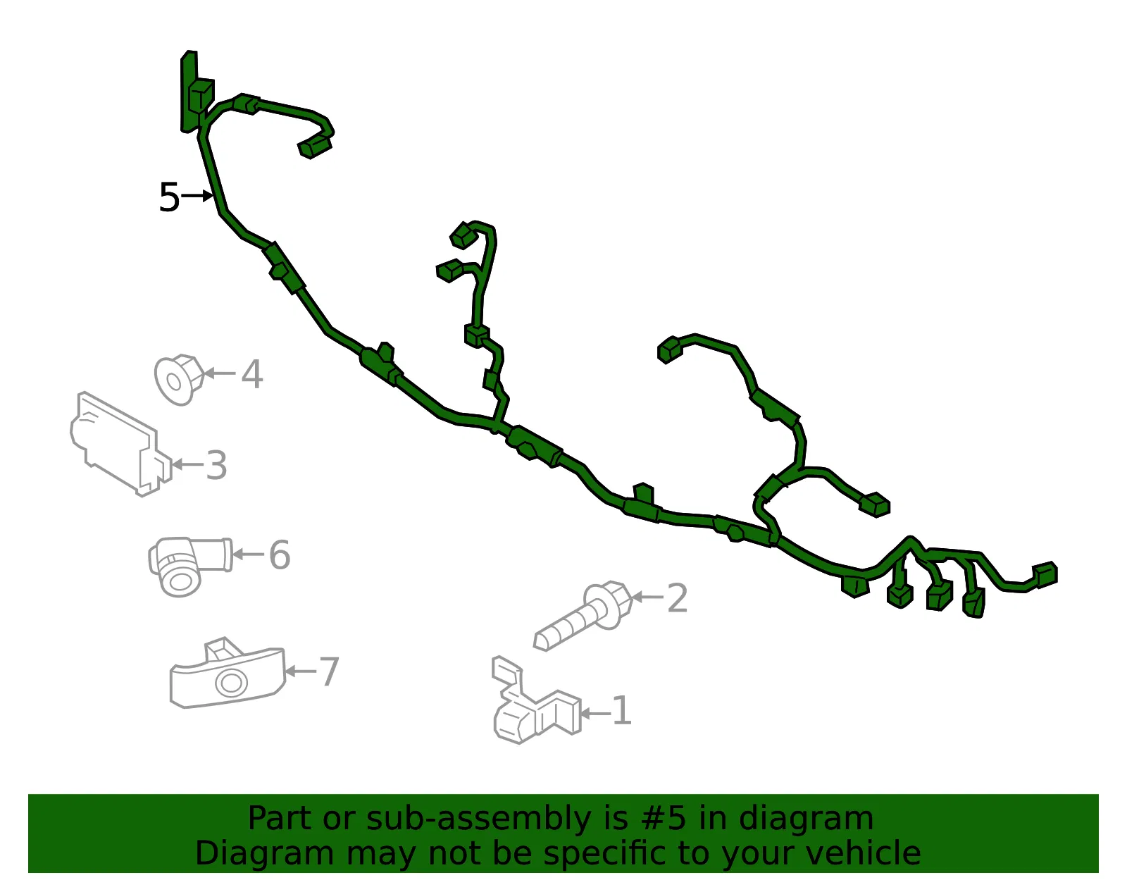 Wire Harness - Mazda (BHPV-67-A10) - view 2