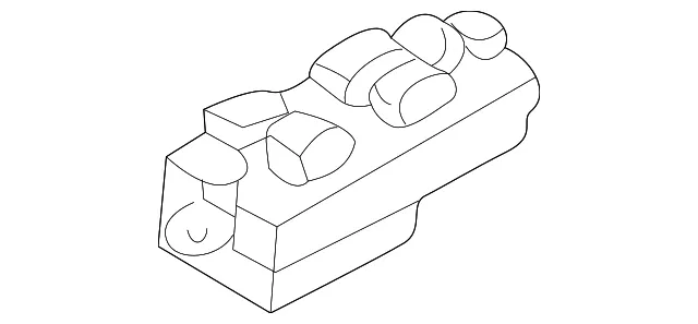 Window Switch - Driver's Side (LH) - Mazda (BJ0N-66-350)