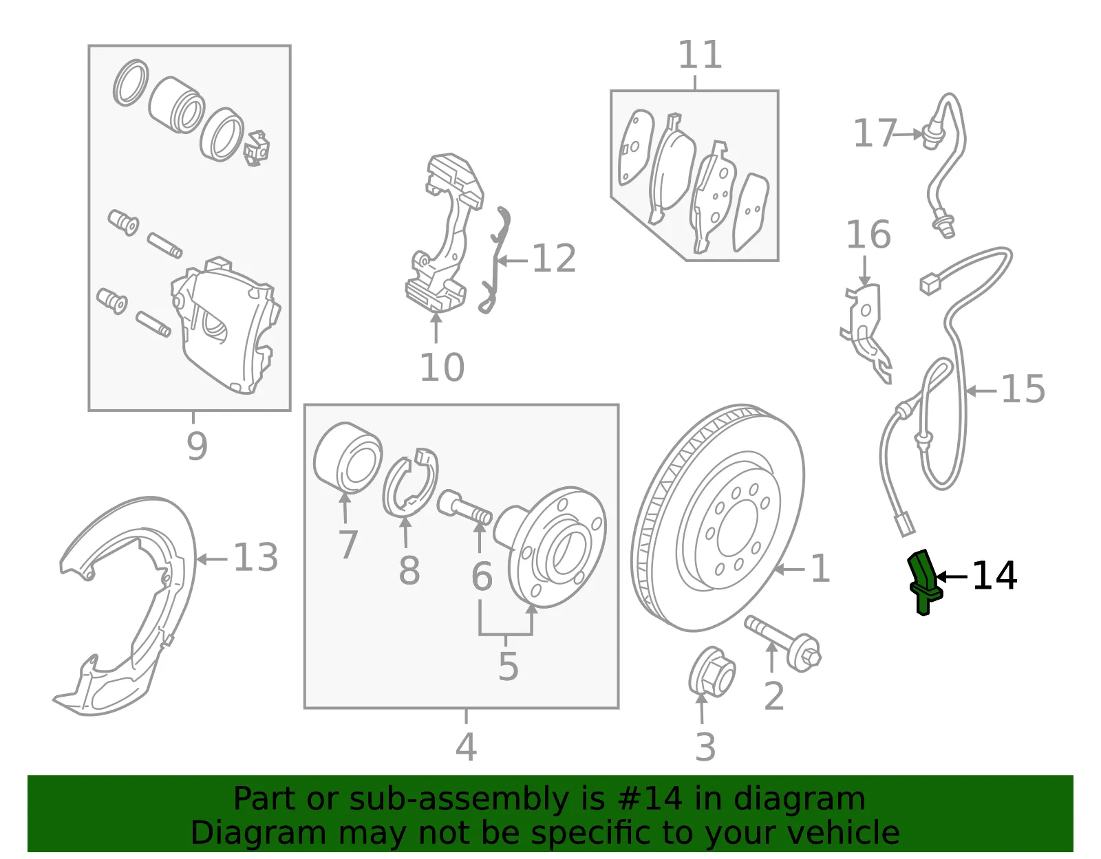 ABS Sensor - Mazda (BP4K-43-701A) - view 3