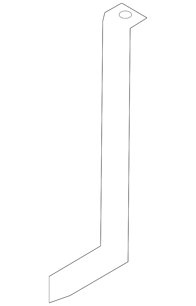 Battery Hold Down Bracket - Mazda (BP4K-56-043) - view 2