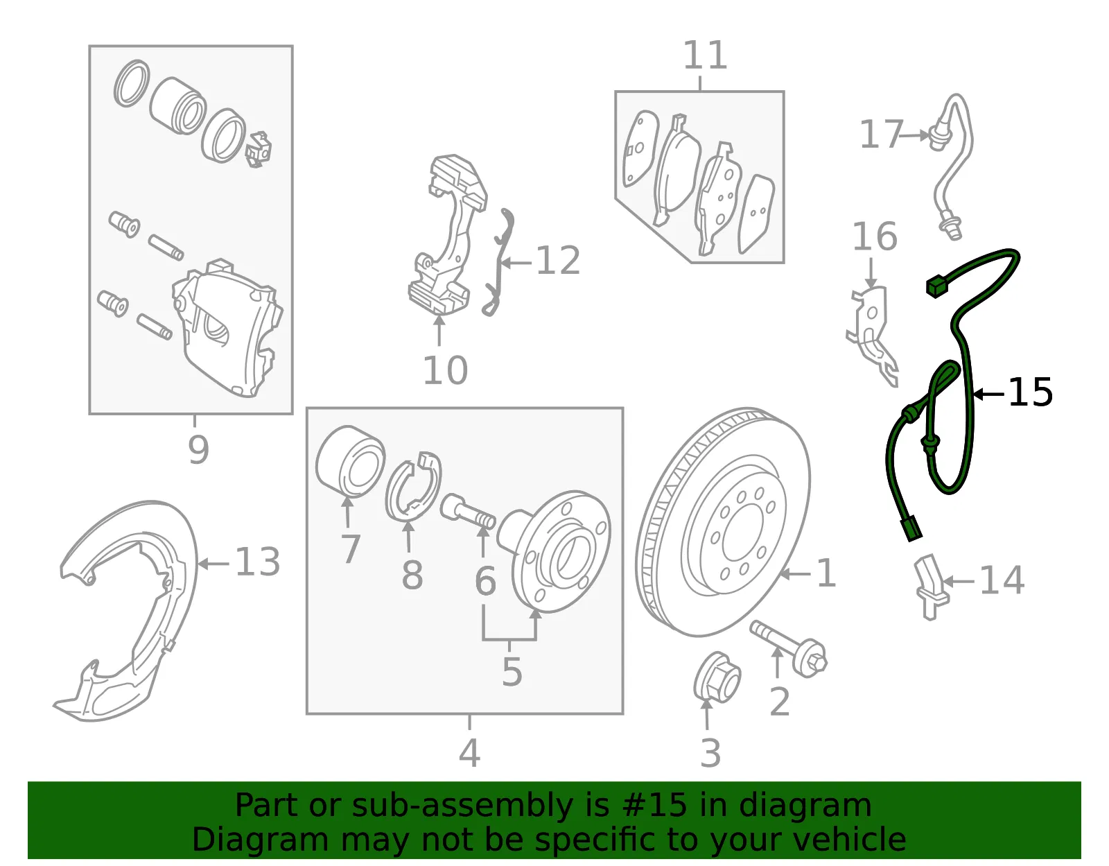 ABS Sensor Wire - Mazda (BP4K-67-SH1E) - view 3