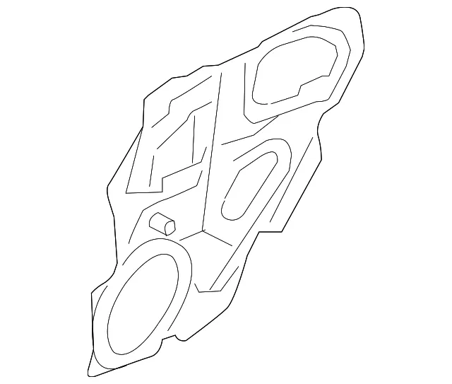 Carrier Rr R Door Module - Passenger Side (RH) - Mazda (BP4K-72-97XG)